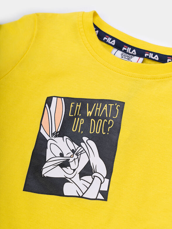 LAWALDE yellow T-shirt with print - 2