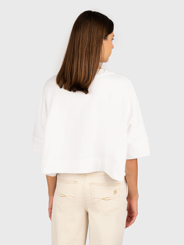 Short blouse in cotton - 2