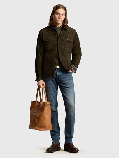 Blue jeans with washed effect - 4