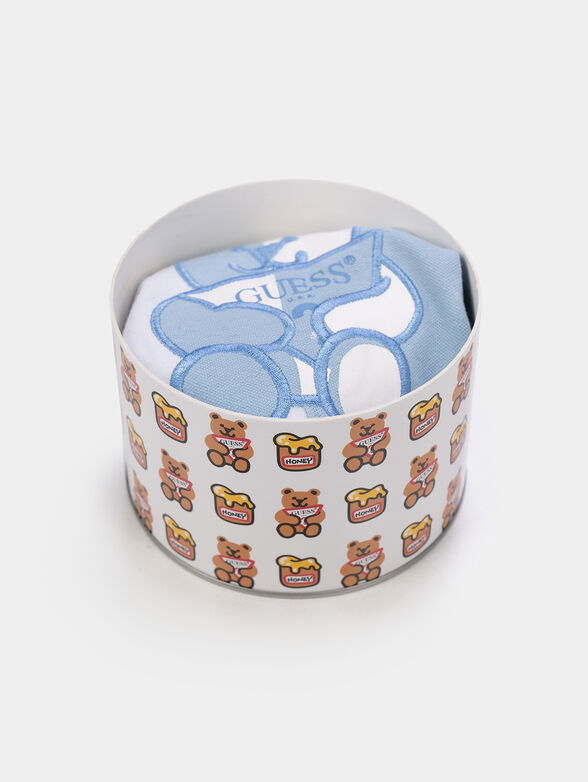 Overalls with bear appliquе - 2