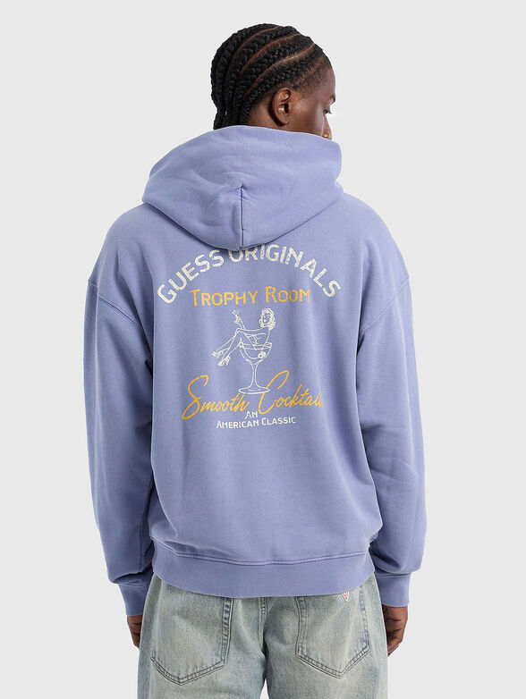 Sweatshirt with accent back - 2