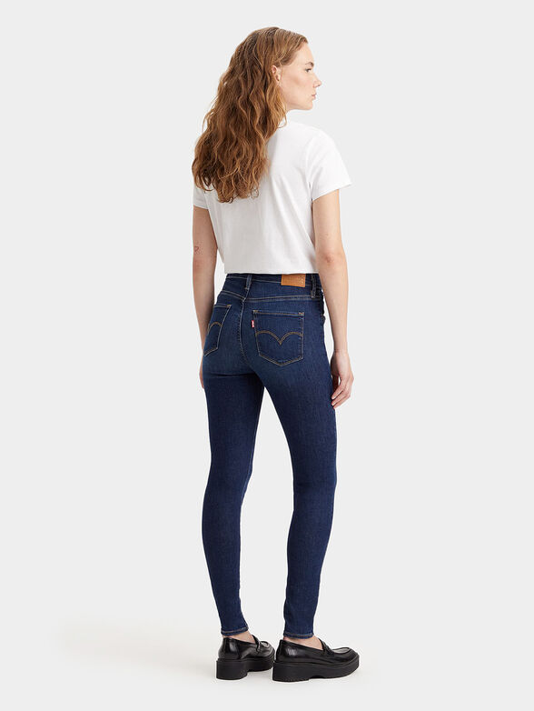 720™ dark blue skinny jeans with high waist - 2