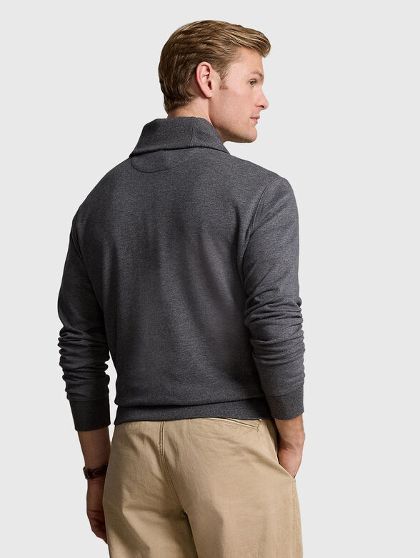 Sweater with embroidered logo  - 3