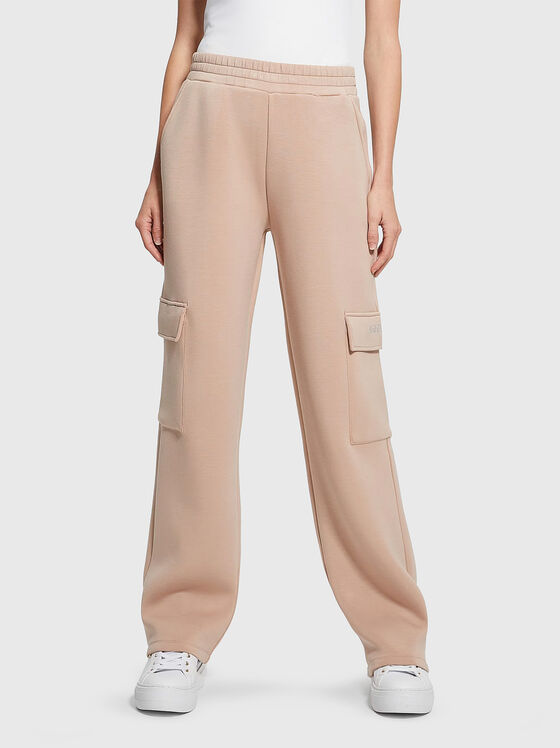 Beige sports pants - 1