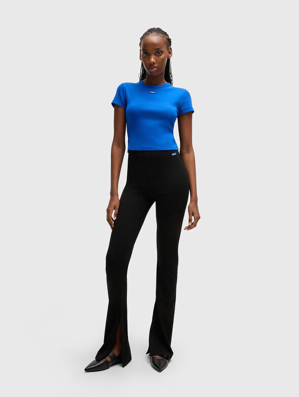 Regular fit trousers in stretch jersey - 4