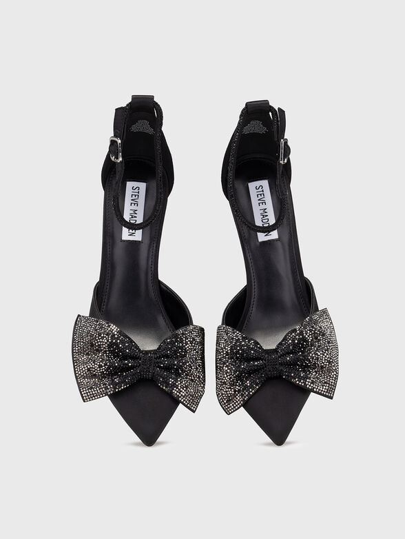 Heeled shoes with rhinestones - 6