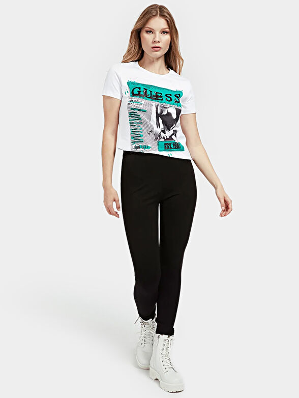 RAFAELA Black cotton t-shirt - 2