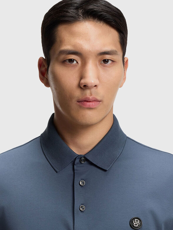 Short sleeved cotton polo shirt - 4