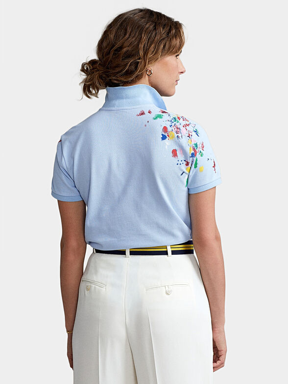 Polo shirt with art accents - 4