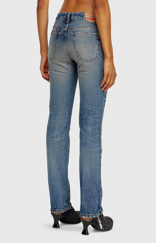Low-waisted jeans with faded effect brand DIESEL