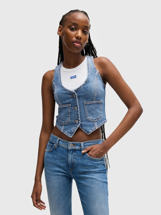 GARDENIA jacket with front pockets - 1