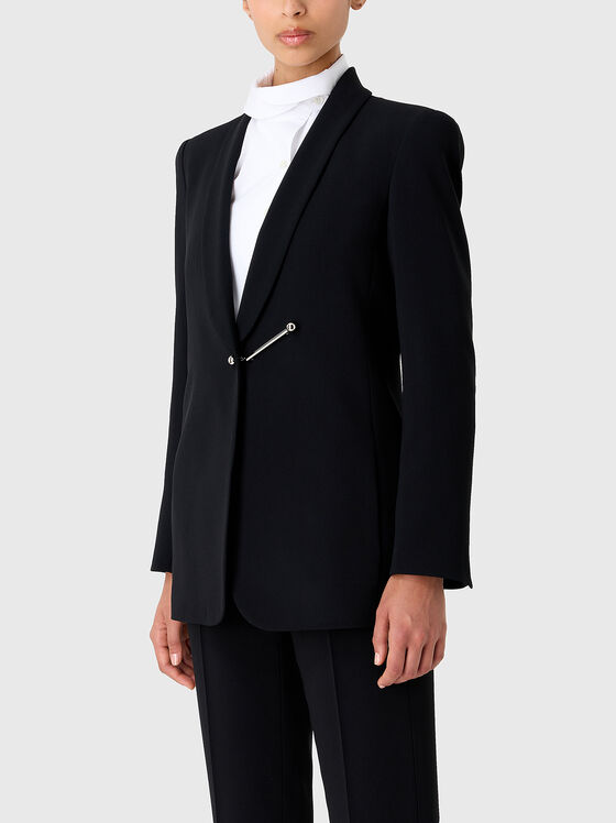 Jacket with accent fastening - 1