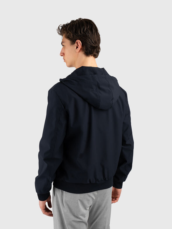 Hooded sweatshirt with a double zipper - 3