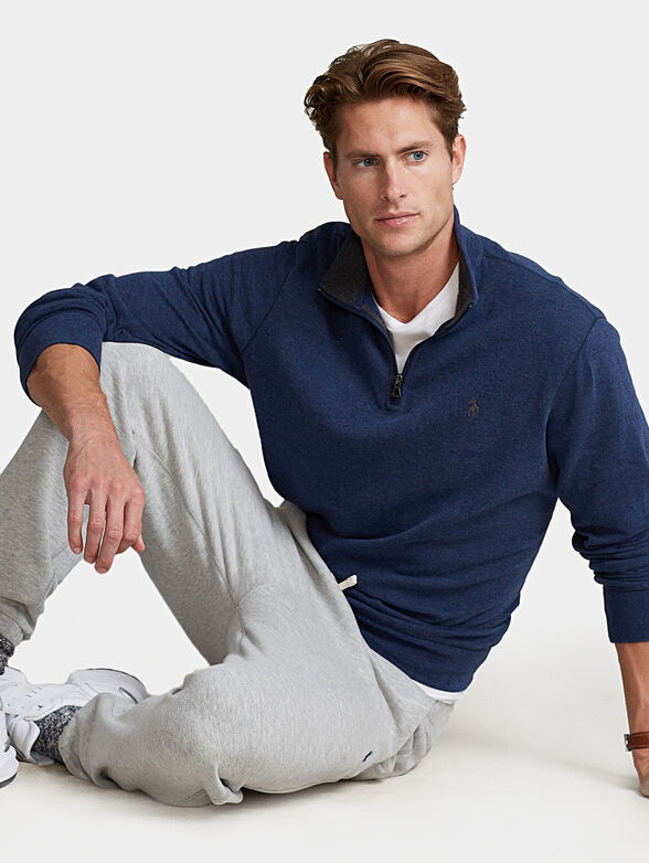 Sweater with logo embroidery - 2