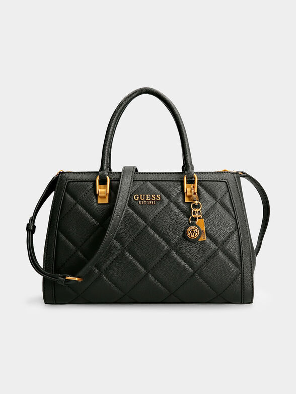 ABEY bag with quilted effect and golden accents - 1