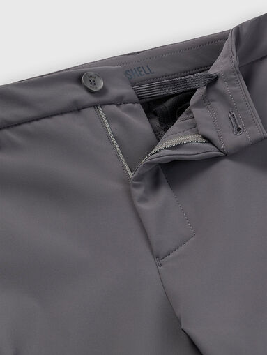 Grey pants with cargo pockets  - 4