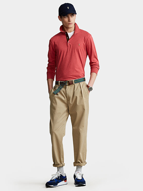 Polo-shirt with long sleeves - 2