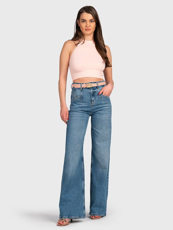 TORI black top with accent back - 2