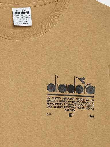 Cotton T-shirt with logo print - 4
