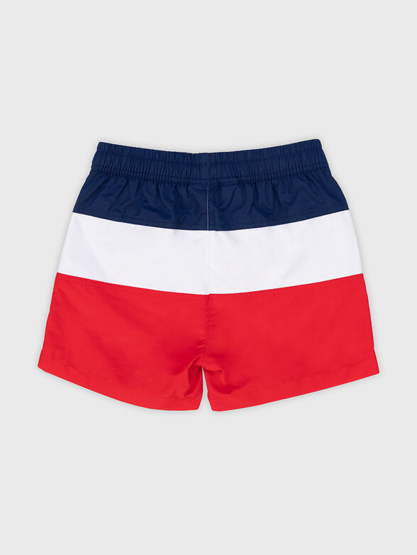STUPNO tricolour shorts with logo - 2