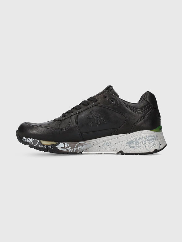 MASE  leather sports shoes with logo - 4