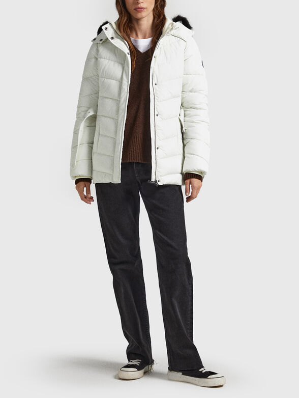 Black jacket with belt  - 2