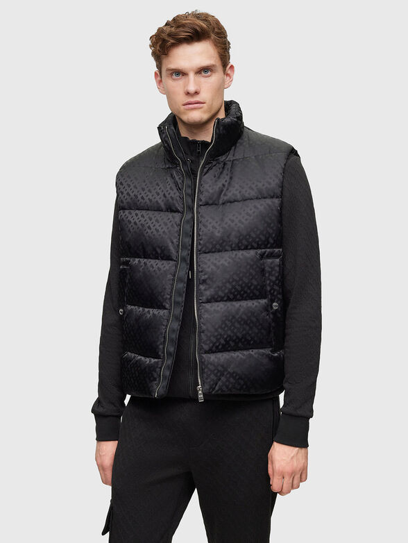 Gilet with monogram logo effect - 1