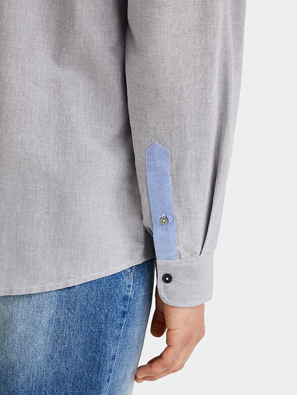 Shirt in grey color - 6