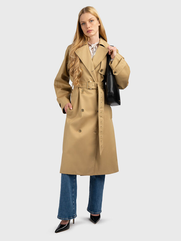 Oversized trench coat with belt - 2