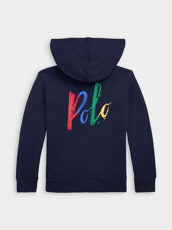 Sweatshirt in dark blue color - 2