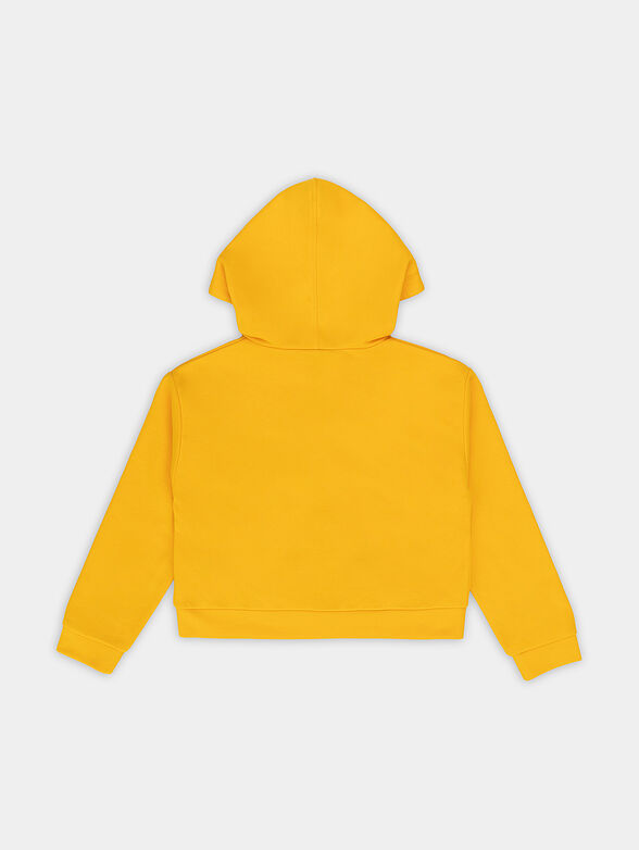 Green sweatshirt with logo print - 2