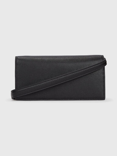 Leather crossbody bag with logo - 3