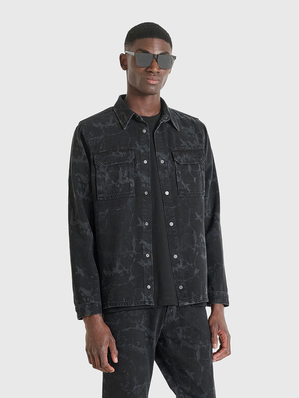 Denim jacket with accent details - 3