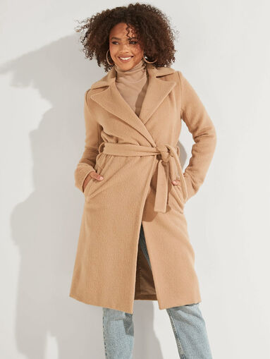 BRENDA Coat in beige color - 5