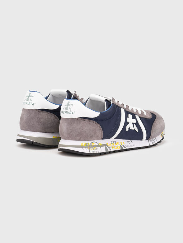 LUCY textile and suede sneakers - 3
