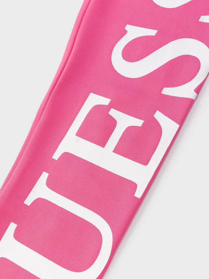 Black leggings with logo accent - 3