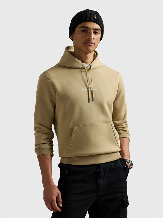 Cotton sweatshirt with hood - 1