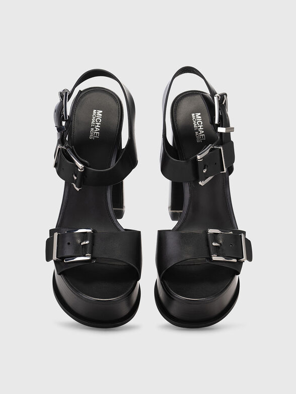 COLBY high heel leather sandals - 6