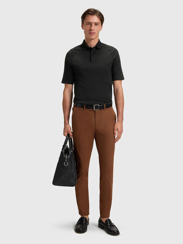 Wool blend polo shirt - 2