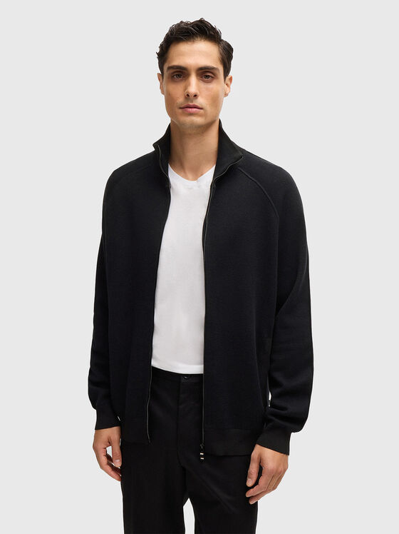 H-DOMICO cardigan with a zip - 1