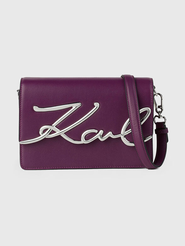 K/SIGNATURE black bag with logo detail - 1