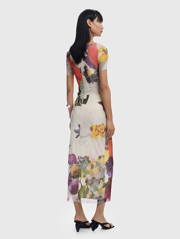 Floral print dress - 1