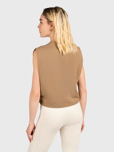 CAPILEIRA top with logo embroidery - 3