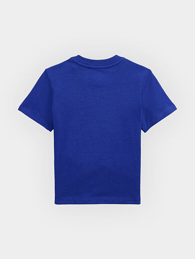Blue T-shirt with Polo bear print - 2