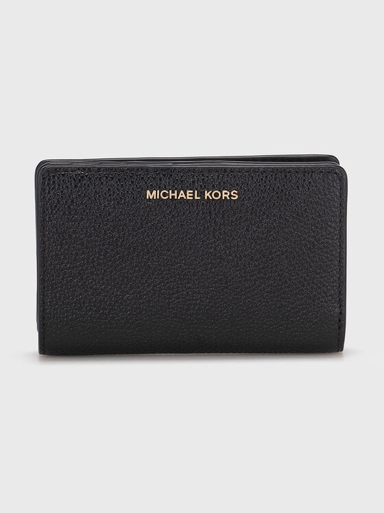 Black leather wallet - 1