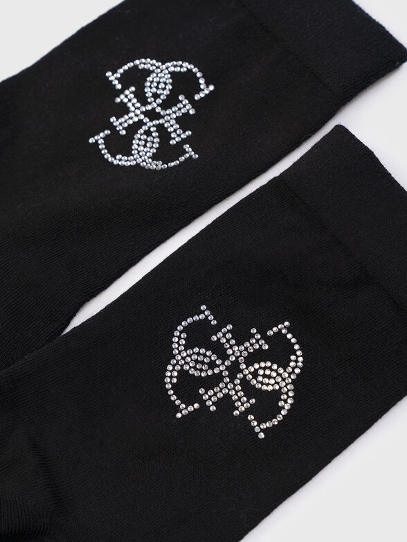 Black socks with 4G logo  - 2