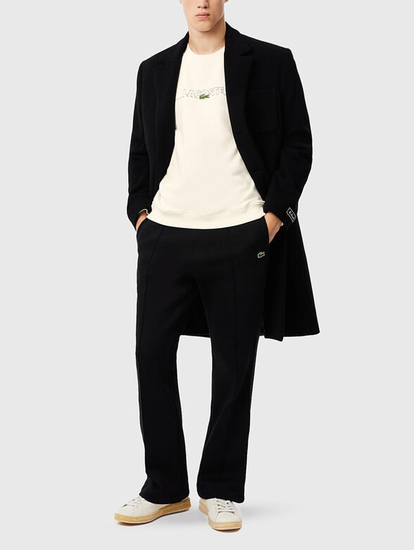 Sweatshirt with logo embroidery - 2