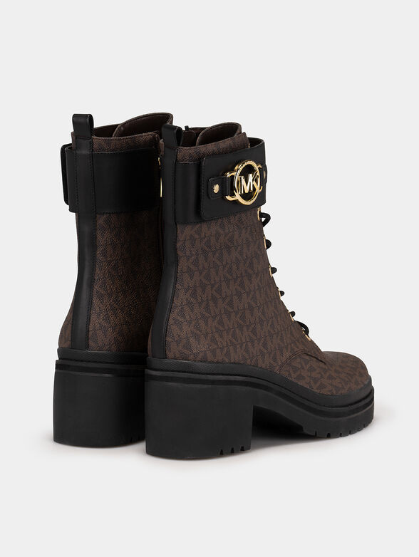 RORY ankle boots with monogram logo print - 3