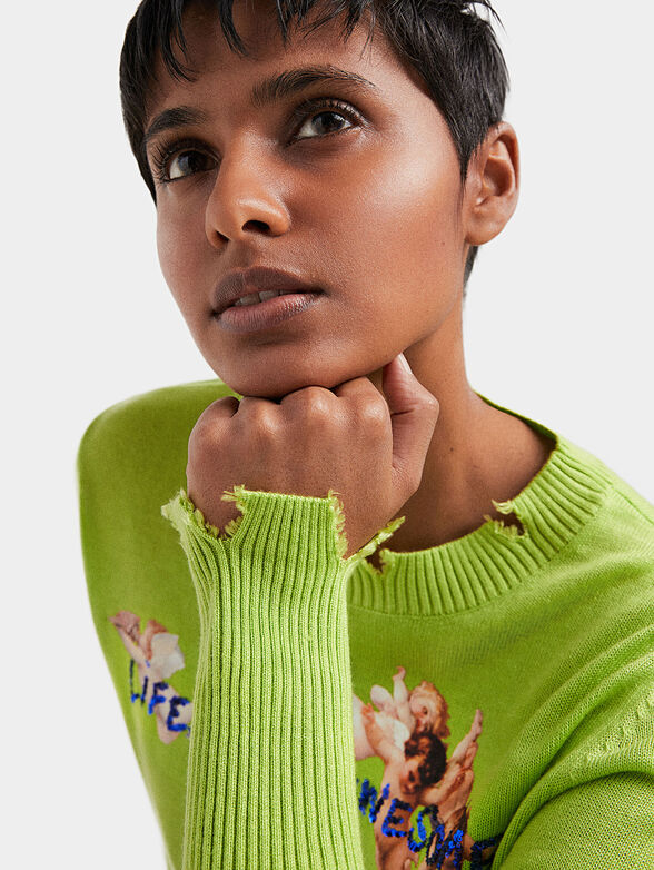 JULIA green sweater  - 3