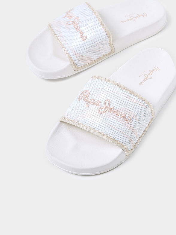 Slides with logo embroidery - 2